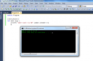 Run F# App
