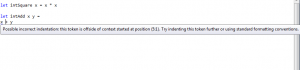 F# Function Indentation