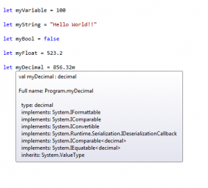 Data Types in F#