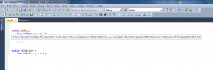 Multiple Modules in 1 File F#