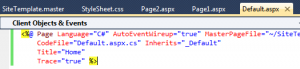 Master Pages ASP.NET