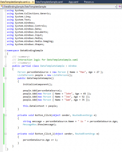 WPF Data Context