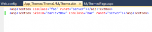 Skin File in ASP.NET