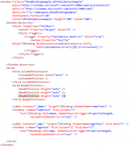 WPF Validation