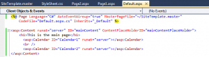 Master Pages ASP.NET
