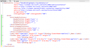 WPF Data Context