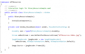 WPF Assembly access