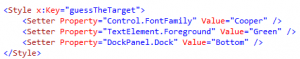 WPF Styles vs. Local Properties