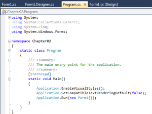 C# Main Class