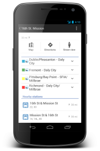 Updated station pages show you departure times, lines serving the station and the distance to nearby stations. 