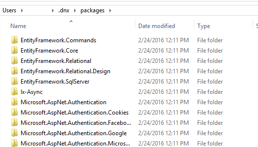 Packages Location